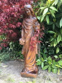 Standing Angel in Oxide - 105 cm - Stone